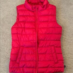 GAP Vibrant Red Puffer Vest